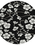 LOOMLAN Rugs Ensa Black Washable Indoor-Outdoor Rug