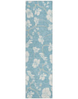LOOMLAN Rugs Ensa Blue Washable Indoor-Outdoor Rug