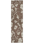 LOOMLAN Rugs Ensa Brown Washable Indoor-Outdoor Rug
