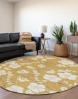 LOOMLAN Rugs Ensa Gold Washable Indoor-Outdoor Rug
