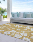 LOOMLAN Rugs Ensa Gold Washable Indoor-Outdoor Rug