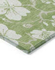 LOOMLAN Rugs Ensa Green Washable Indoor-Outdoor Rug