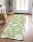 LOOMLAN Rugs Ensa Green Washable Indoor-Outdoor Rug
