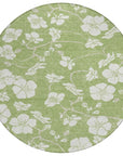 LOOMLAN Rugs Ensa Green Washable Indoor-Outdoor Rug