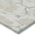 LOOMLAN Rugs Ensa Ivory Washable Indoor-Outdoor Rug