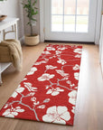 LOOMLAN Rugs Ensa Red Washable Indoor-Outdoor Rug