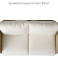 Essence Outdoor Wicker Loveseat & Chair Set Tables - LOOMLAN - Lloyd Flanders - Outdoor Lounge Sets