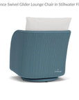 Essence Swivel Glider Lounge Chair Wicker Furniture - LOOMLAN - Lloyd Flanders - Outdoor Lounge Chairs