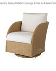 Essence Swivel Glider Lounge Chair Wicker Furniture - LOOMLAN - Lloyd Flanders - Outdoor Lounge Chairs