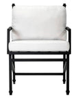 Seasonal Living Eterna Black Matte Patio Dining Arm Chair (Set Of 2)