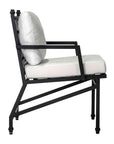 Seasonal Living Eterna Black Matte Patio Dining Arm Chair (Set Of 2)
