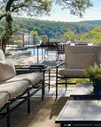 Seasonal Living Eterna Black Sand Matte Patio Lounge Chair