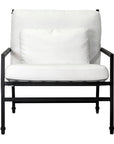 Seasonal Living Eterna Black Sand Matte Patio Lounge Chair