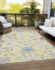 LOOMLAN Rugs Eugene Gold Washable Indoor-Outdoor Rug