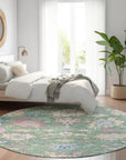 LOOMLAN Rugs Eugene Green Washable Indoor-Outdoor Rug