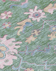 LOOMLAN Rugs Eugene Green Washable Indoor-Outdoor Rug