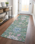 LOOMLAN Rugs Eugene Green Washable Indoor-Outdoor Rug