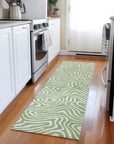 LOOMLAN Rugs Evalora Aloe Washable Indoor-Outdoor Rug