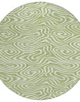 LOOMLAN Rugs Evalora Aloe Washable Indoor-Outdoor Rug