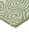 LOOMLAN Rugs Evalora Aloe Washable Indoor-Outdoor Rug
