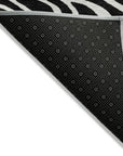 LOOMLAN Rugs Evalora Black Washable Indoor-Outdoor Rug