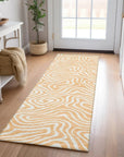 LOOMLAN Rugs Evalora Orange Washable Indoor-Outdoor Rug