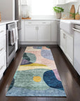 LOOMLAN Rugs Evan Green Washable Indoor-Outdoor Rug
