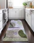 LOOMLAN Rugs Evan Olive Washable Indoor-Outdoor Rug
