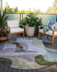 LOOMLAN Rugs Evan Olive Washable Indoor-Outdoor Rug