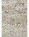 LOOMLAN Rugs Evandra Ivory Washable Indoor-Outdoor Rug