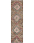 LOOMLAN Rugs Evynne Brown Washable Indoor-Outdoor Rug