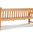 Exbury 3 - Person Teak Outdoor Bench - LOOMLAN - HiTeak - Outdoor Benches