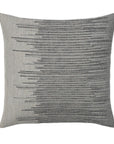 Expanse Gray Double Side Outdoor Pillow - LOOMLAN - Earnest Collection - Outdoor Pillows