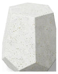 Faceted Fiber - Reinforced Concrete Outdoor Stool - LOOMLAN - Urbia - Garden Stools