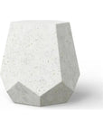 Faceted Fiber - Reinforced Concrete Outdoor Stool - LOOMLAN - Urbia - Garden Stools
