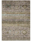 LOOMLAN Rugs Fariza Brown Washable Indoor-Outdoor Rug