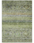 LOOMLAN Rugs Fariza Green Washable Indoor-Outdoor Rug