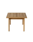 Alpine Teak Wooden Outdoor Cocktail Table-Outdoor Coffee Tables-Lloyd Flanders-LOOMLAN