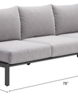 Horizon Gray Sofa
