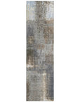 LOOMLAN Rugs Fernal Brown Washable Indoor-Outdoor Rug