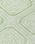 LOOMLAN Rugs Fernalis Green Washable Indoor-Outdoor Rug