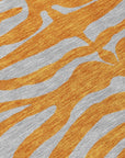 LOOMLAN Rugs Fernelle Orange Washable Indoor-Outdoor Rug
