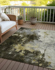 LOOMLAN Rugs Fibra Brown Washable Indoor-Outdoor Rug