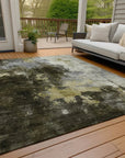 LOOMLAN Rugs Fibra Brown Washable Indoor-Outdoor Rug