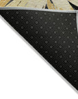 LOOMLAN Rugs Fibrosa Black Washable Indoor-Outdoor Rug