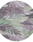 LOOMLAN Rugs Filone Purple Washable Indoor-Outdoor Rug