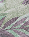 LOOMLAN Rugs Filone Purple Washable Indoor-Outdoor Rug