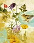 LOOMLAN First Bird the Garden Artwork d Canvas Floating