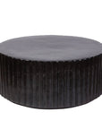 Seasonal Living Flute Ceramic Round Patio Accent Table