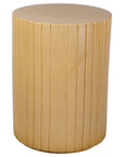 Seasonal Living Flute Ceramic Round Patio Accent Table